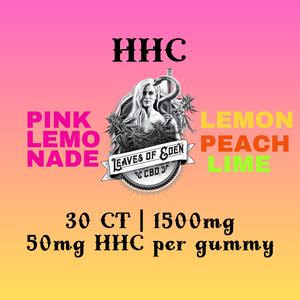 
                  
                    HHC 50mg HHC per gummy, mixed flavors
                  
                